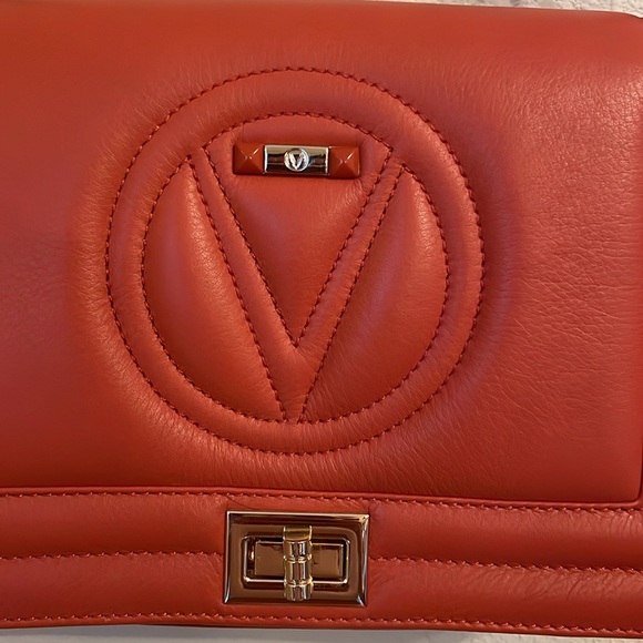 Valentino by Mario Valentino Rust Orange Crossbody Bag - Picture 2 of 11